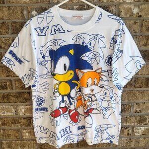 Vintage 90s Sonic The Hedgehog Tshirt